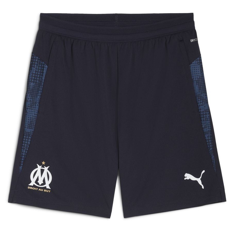 Marseille Training Shorts - New Navy/PUMA White - Men's-SoccerKits Hub | Buy Soccer Jerseys Online
